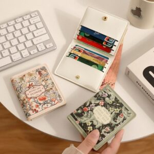 Retro Vintage Flower Card Holder Wallet