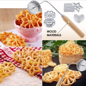 5pcs Deep Fry Rosette Set