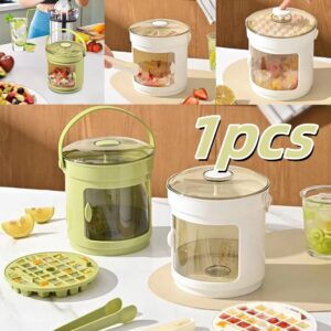 Ice Tray Press Storage Container