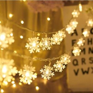 Snowflake LED Fairy Lights String (3m)