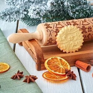 Christmas Cookie Rolling Pin