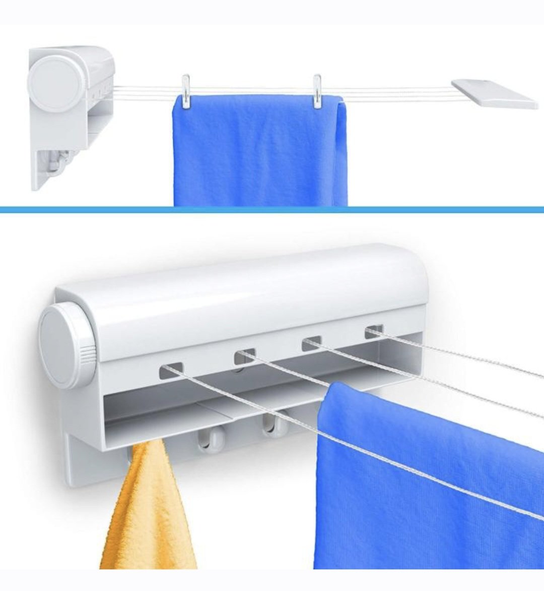 Mini Washing Line 5 Line Retractable Clothing Washing Line 3.5m | Highway Importers