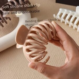 4pcs Silicone Hair Clip