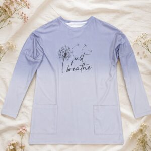 Just Breath Woman Pullover Long Sleeve Sweater (M,L)
