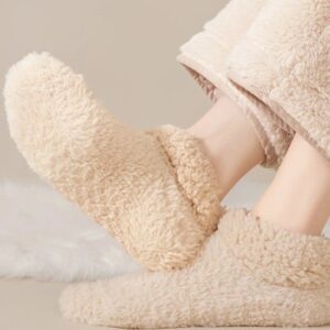 1pair Winter Teddy Soft Socks