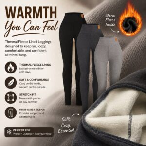 1pcs Winter Fleece Leggings (L,XL,2XL)