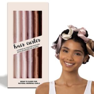 No Heat Satin-Wraped Hair Curler
