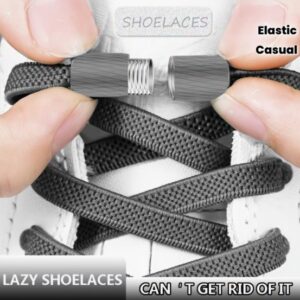 No-Tie Shoe Laces Lazy (White)