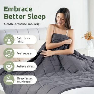 Weighted Anxiety Deep Touch Pressure Blanket (203x221cm) 6.8kg