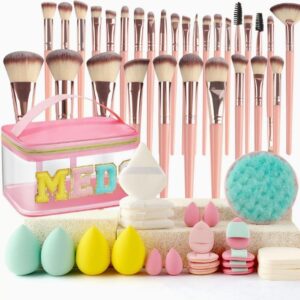 56pcs Beauty Tool Makeup Set with Bag