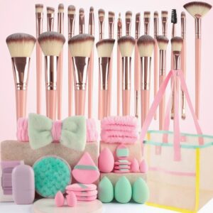 52pcs Beauty Tool Facial Wash Set with Bag