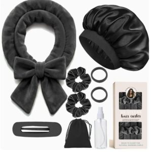 9pcs Heatless Hair Curler Set
