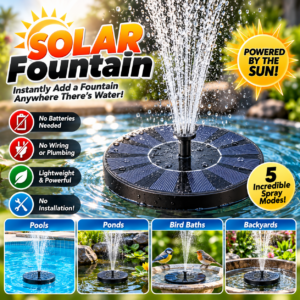Solar Water Fountain